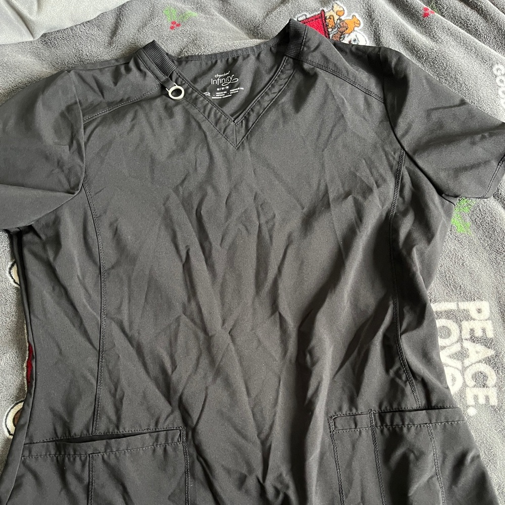 Women’s Black Scrub Top